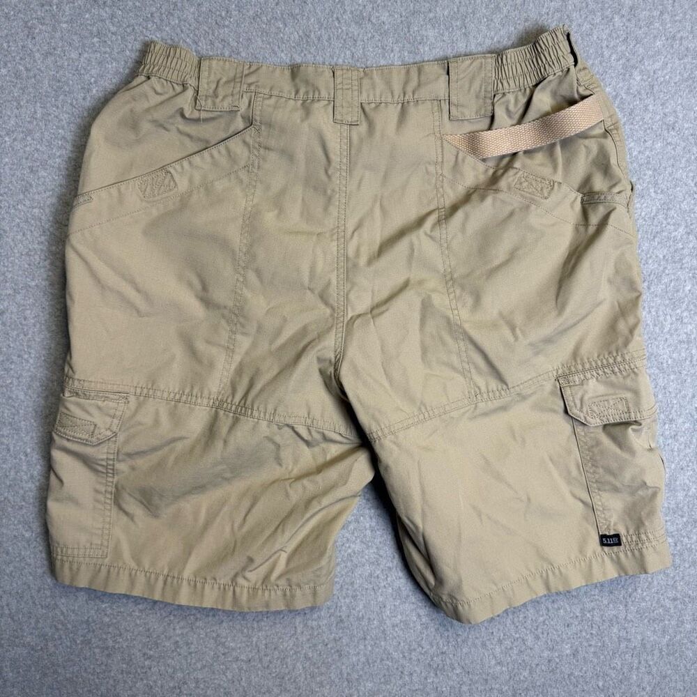 5.11 Tactical Series Men's 38W Stone Gray Cargo Shorts Outdoors Multi Pocket - Picture 5 of 6
